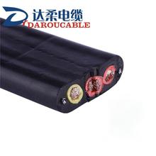 达柔电缆供应双钢丝扁平电缆电梯专用视频线电梯随行组合电缆