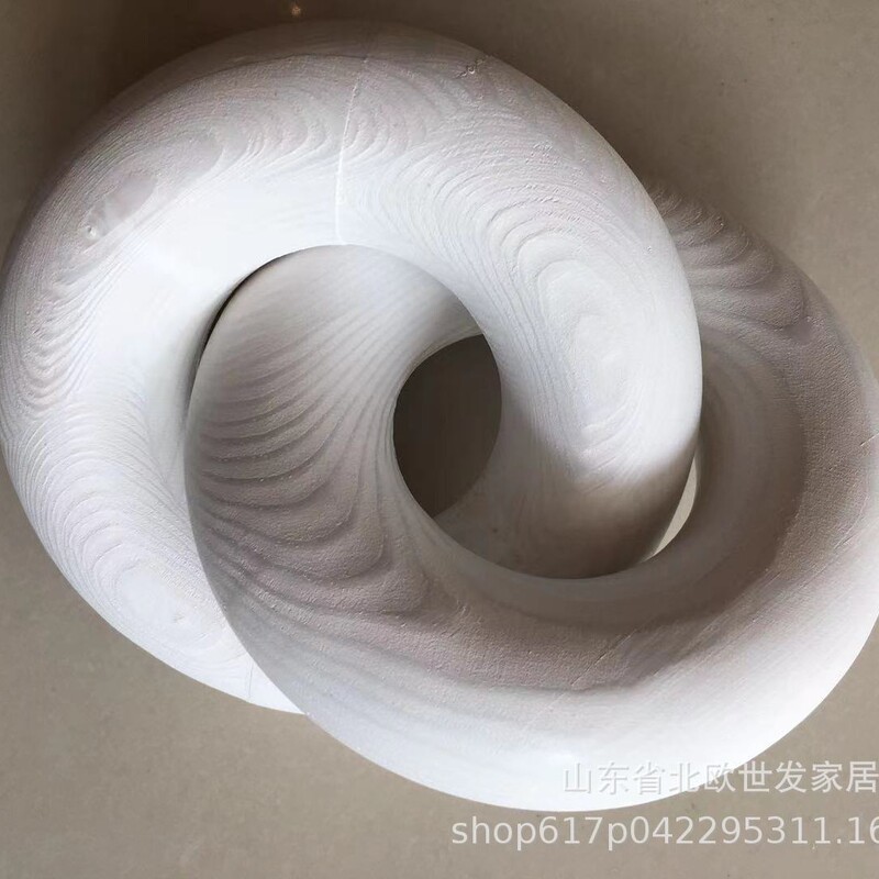 木製装飾チェーン木造工芸品家庭民宿置物二環ボタン木チェーン2環木環木チェーン|undefined