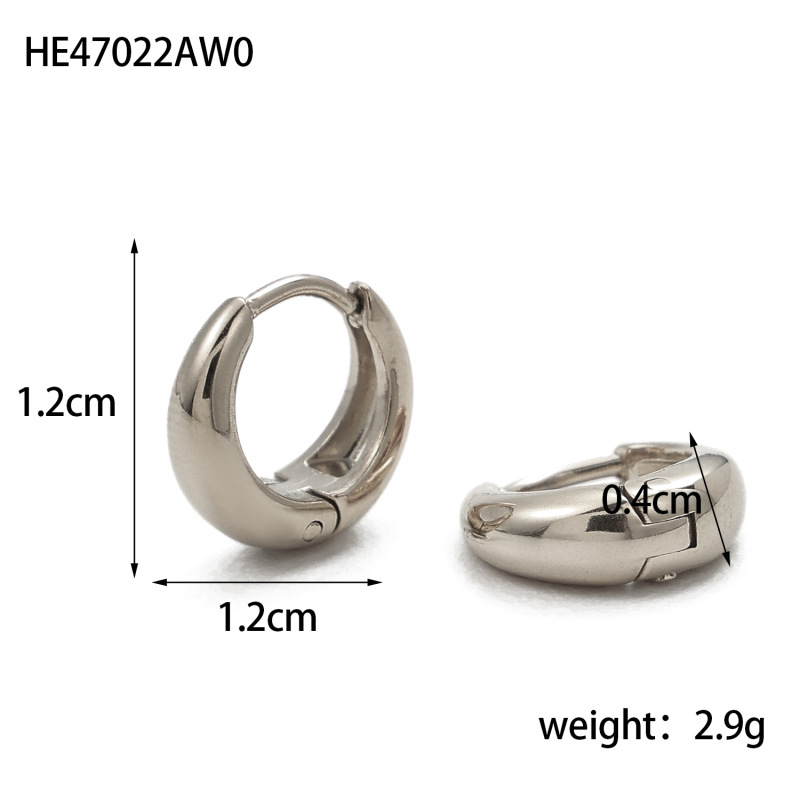 스틸 색상 1.2cm*0.4cm