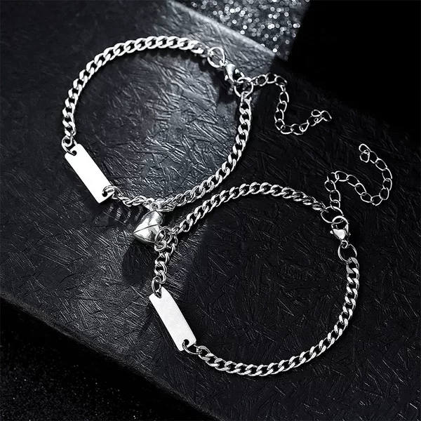Cross-border lettering long bracelet lovers a pair of men and women love magnets attract bracelet accessories manufacturers wholesale