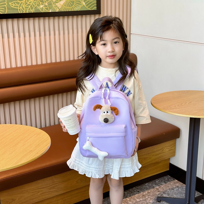 Comercio exterior transfronterizo 2024 nuevo lindo caricatura mochila de perros mochila de tendencia para niños mochila de ocio para estudiantes de primaria doble espalda