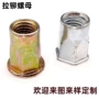 六角平头小沉头铆螺母