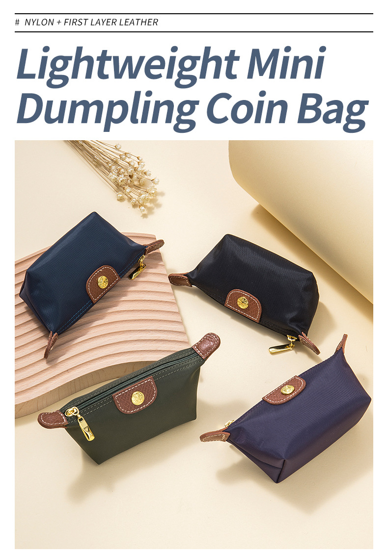 New mini exquisite coin purse, lightweight dumpling portable Oxford cloth lipstick headphone storage bag, women's_voghion.com