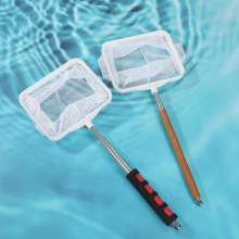 鱼捞方形小网捞家居观赏鱼手抄网兜不锈钢可伸缩鱼虾苗捞鱼网渔捞