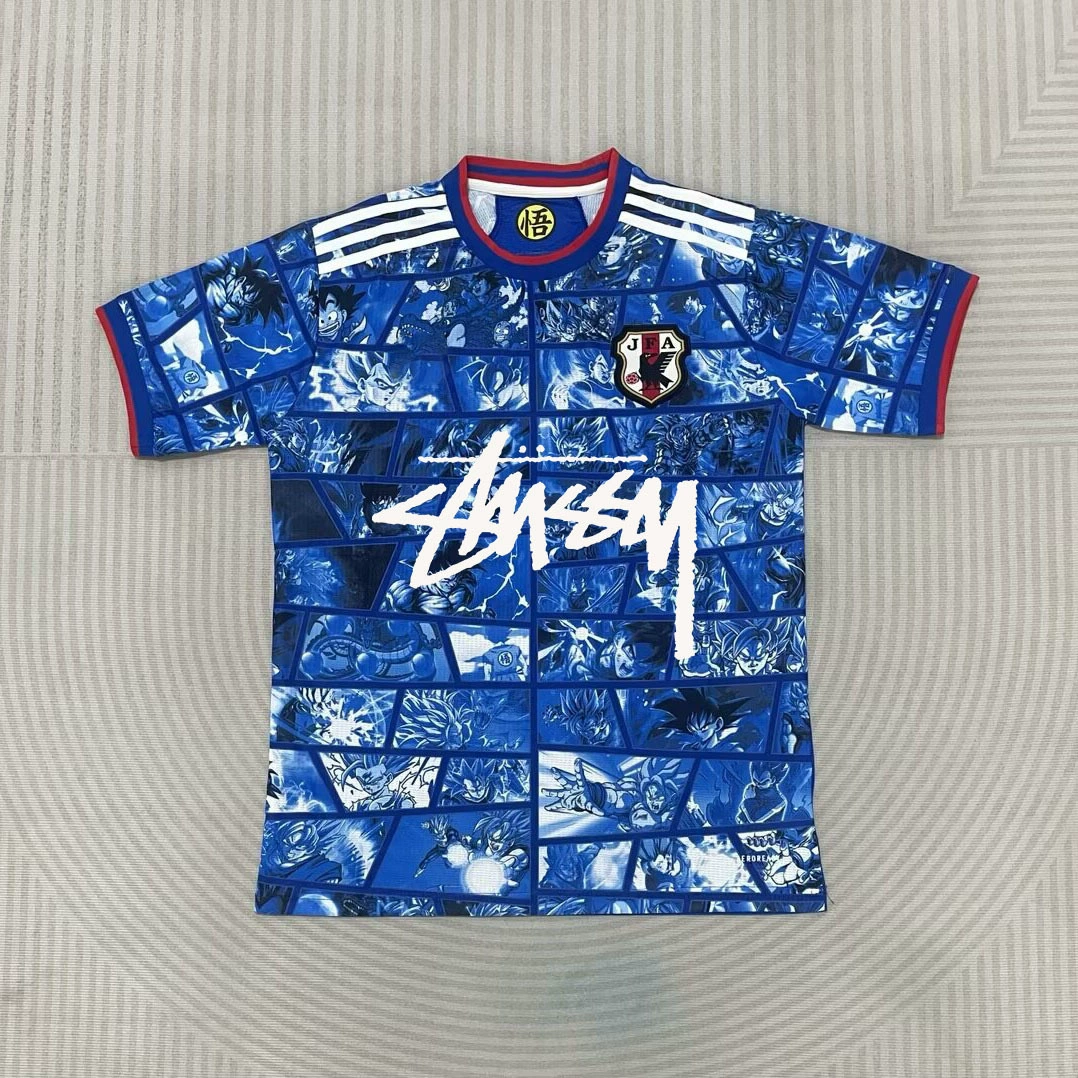 Футболка Stussy Stussy с подписью, Аргентина, Интер, Бразилия, Италия, Фламенго, короткие рукава