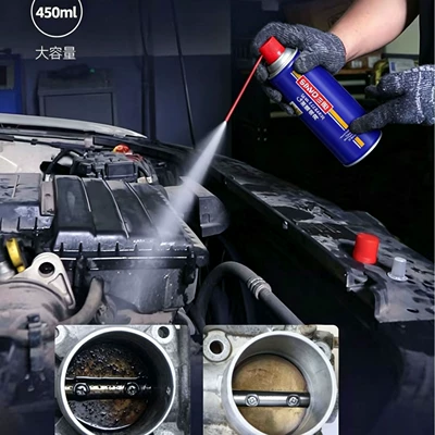 Cleaning/curing agent Removes Throttle Body Engine Oil