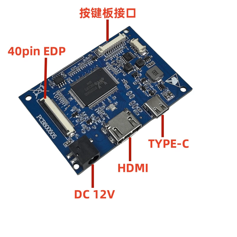 Плата драйвера ЖК-дисплея 2K, плата драйвера ЖК-экрана ноутбука, 40-контактная плата драйвера ЖК-экрана EDP