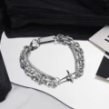 Starburst Bracelet 20+5CM (Titanium Steel Chain)