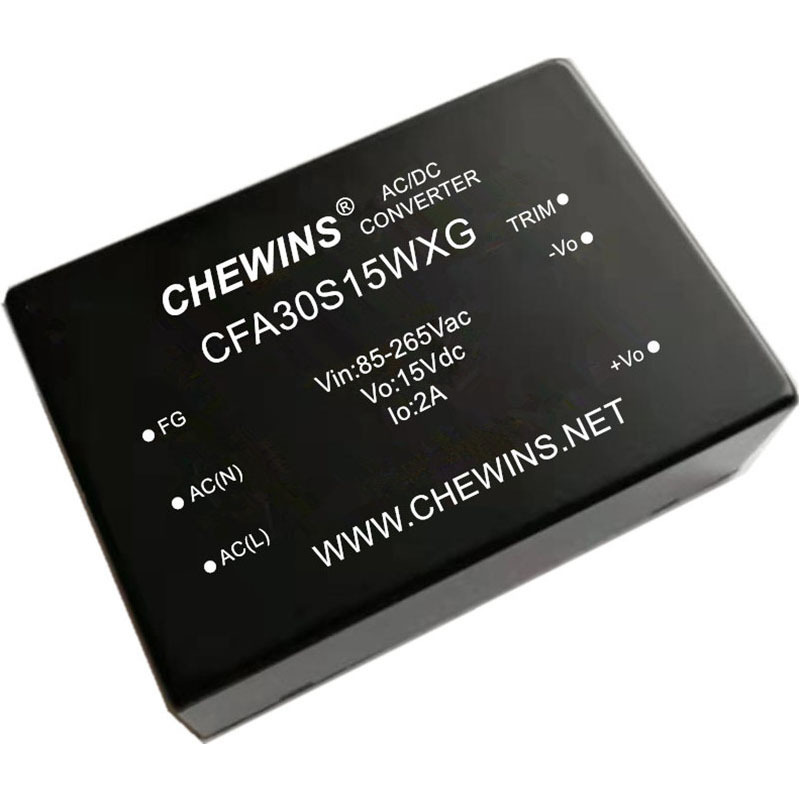 AC-DC电源85-265V输入220V转15V 30W输出低纹波噪声CFA30S15WXG