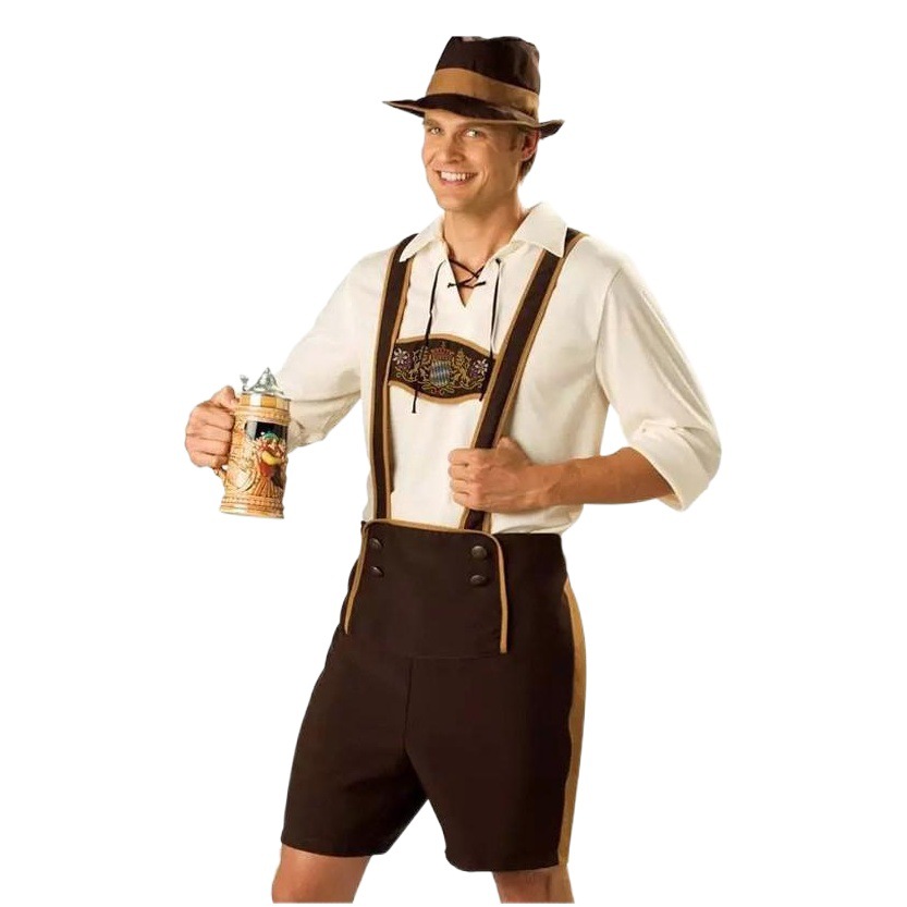 Halloween split uniforme Hansel Munich Festival de la cerveza traje de cerveza de los hombres bávaros alemanes