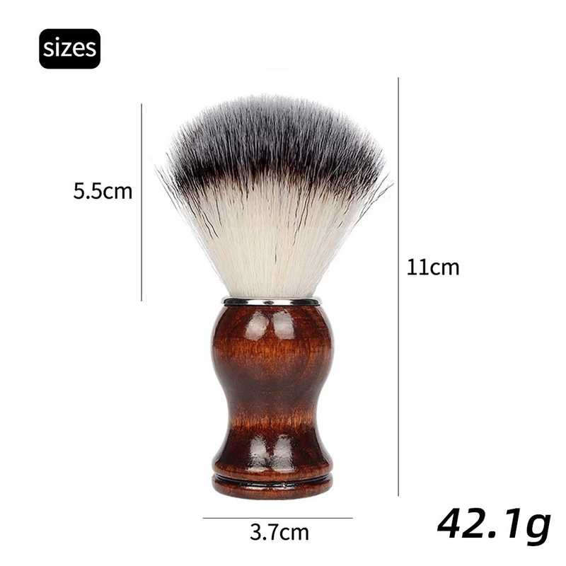 Men's Shaving Vintage Razor Soft Bristle Foam Brush Handle Scraper Foam Shaving Brush Barber Shop Badger Hair Brush Men's Shaving Vintage Razor Soft Bristle Foam Brush Handle Scraper Foam Shaving Brush Barber Shop Badger Hair Brush