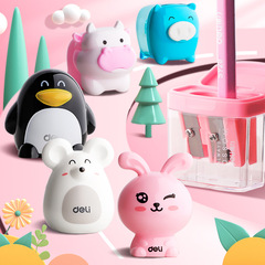 得力兒童卷筆刀轉筆削筆刀小學生專用手動女孩迷你小便攜式刨筆刀