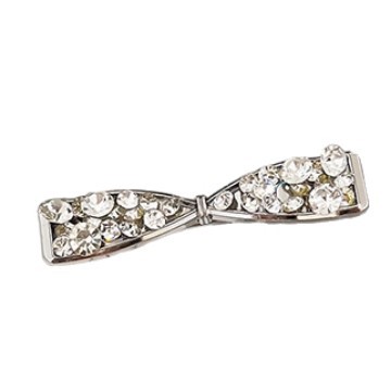 Glittrig strass hårklämma för sidolugg för kvinnor_voghion.com