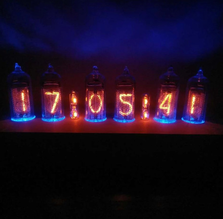DIY Nixie IN-14 辉光钟 电子管时钟电路板 PCBA