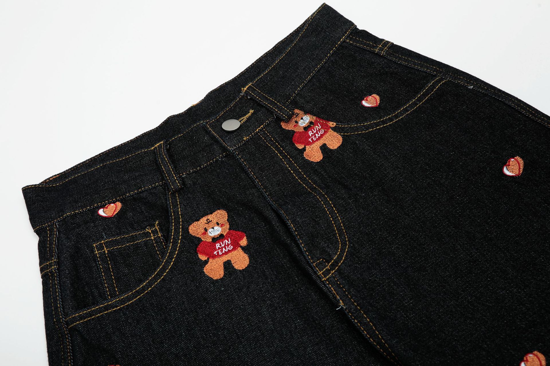 Brand 2025 Street Fashion European And American Denim Solid Color Straight-Leg Women's Casual Jeans Wholesale Supply_ecoleips.com