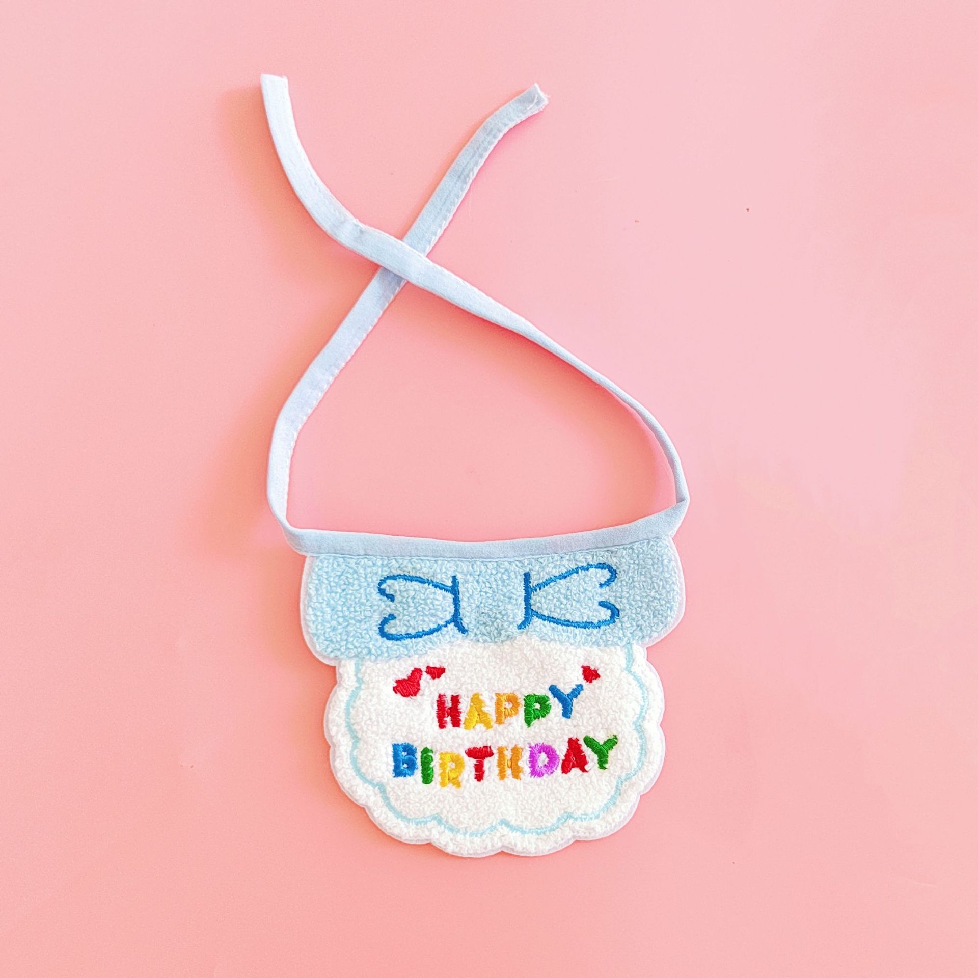 Babero cumpleaños azul