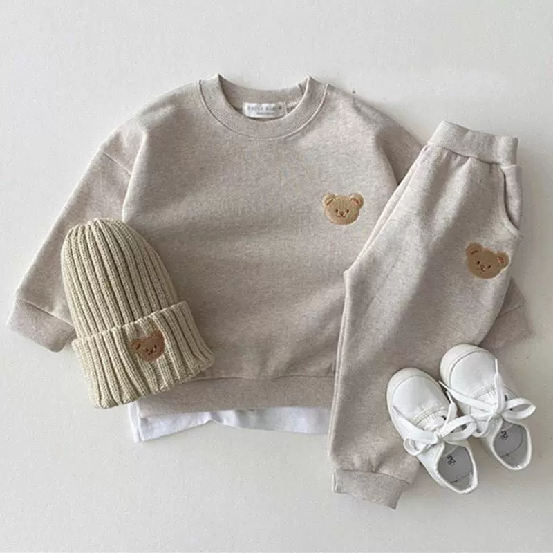 Children's autumn-spring clothing set for boys, early age 2023 collection, multi-size (80–120)