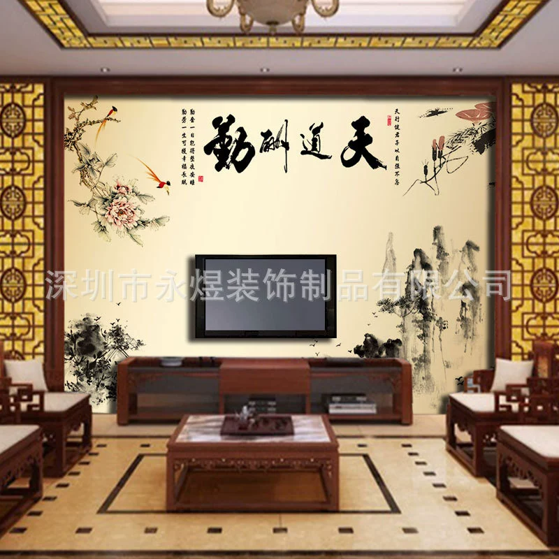 Sansui, декор для офиса для фотосессий, обои, китайский стиль, 3D