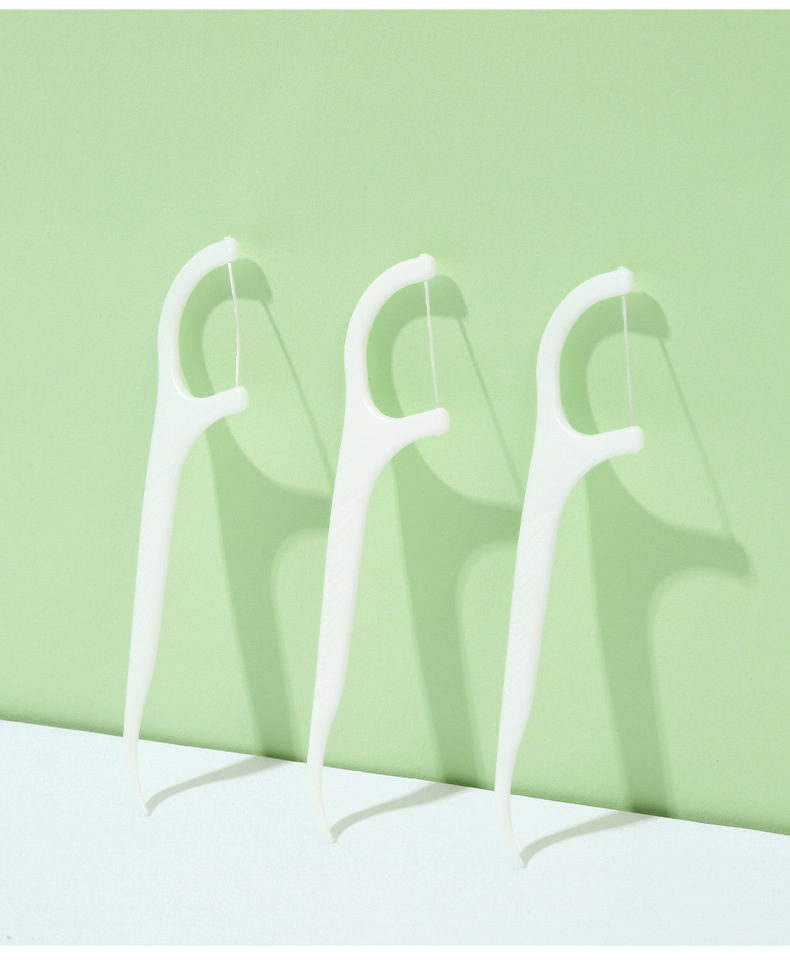 LMLTOP 100 Floss Picks high-molecular Fine Floss picks, disposable toothpicks, Fine floss wholesale SY001 undefined