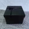 Black gift box empty box no gift