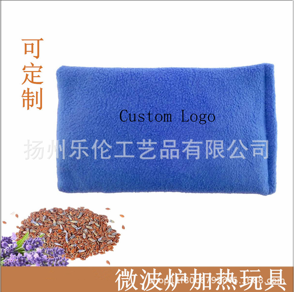 Pulsera de impresión de lino ultra suave semilla de lino almohada de cuello calentamiento de microondas almohada de cuello calentamiento de hombro