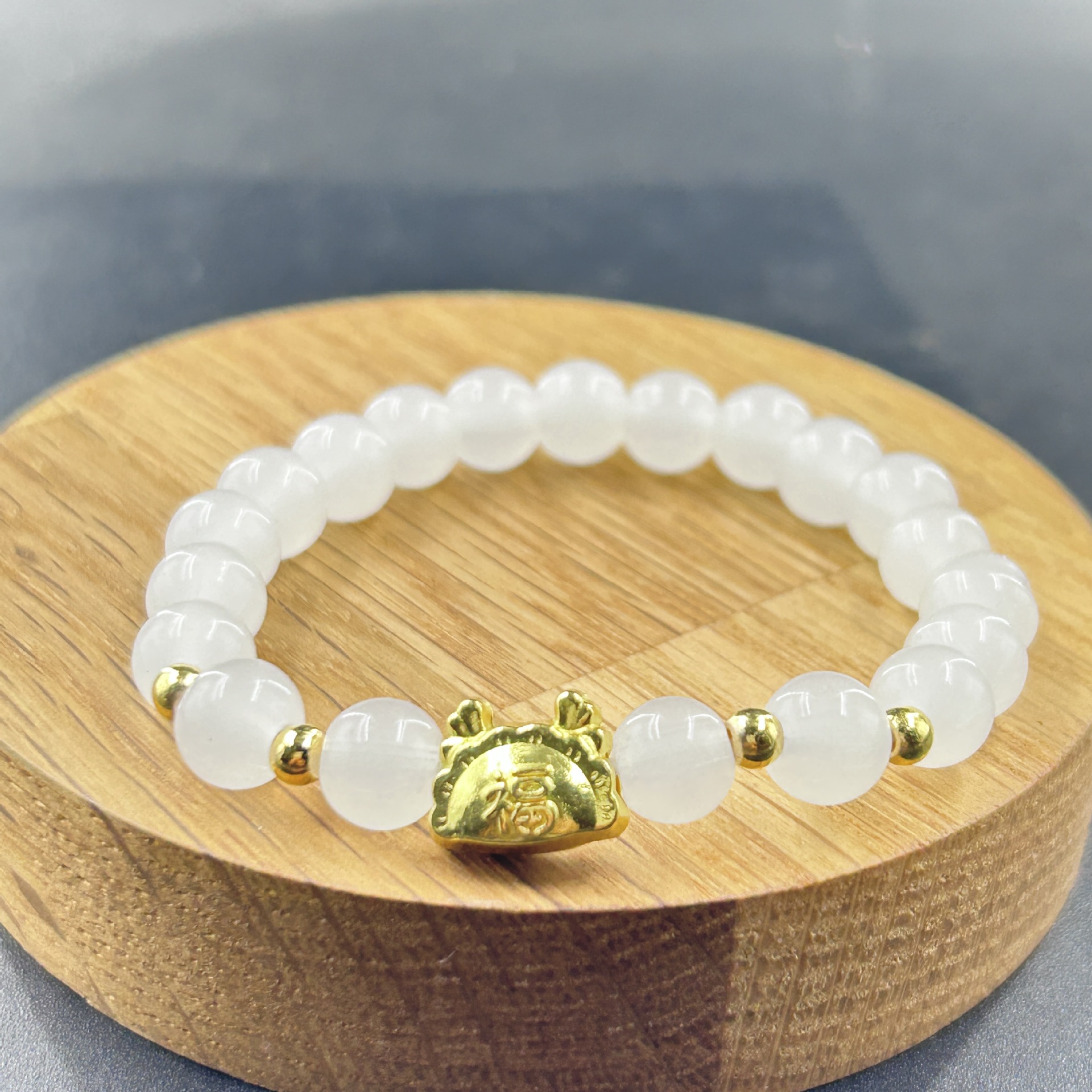 Tiktok caliente Lucky imitación cinabrio pulsera cuentas de la suerte de los hombres y las mujeres de la pulsera estilo Chino con cuentas de mano