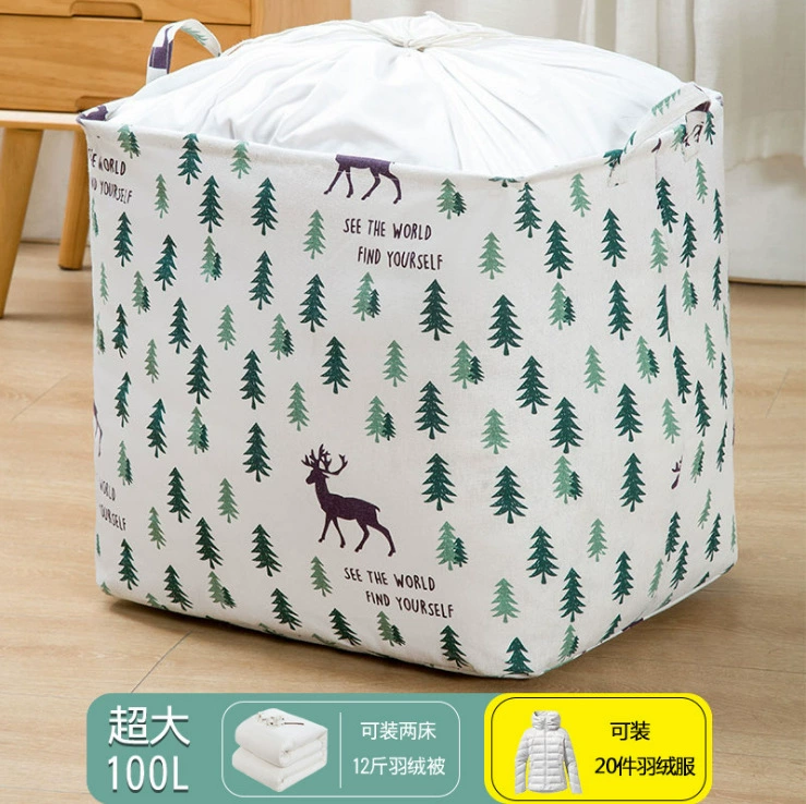 Duvet, storage basket, cloth, storage bag for home use