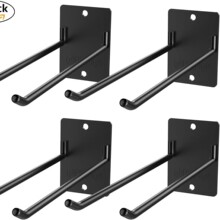 园林农具摆放架锹镐壁挂式铁质架墙上铲耙子扫帚软管铁锹收纳架