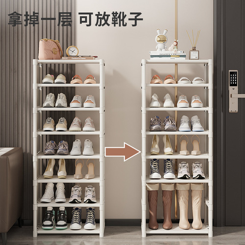 Simple shoe rack for home entrance large-capacity economical shoe box dormitory indoor multi-layer shoe cabinet storage artifact