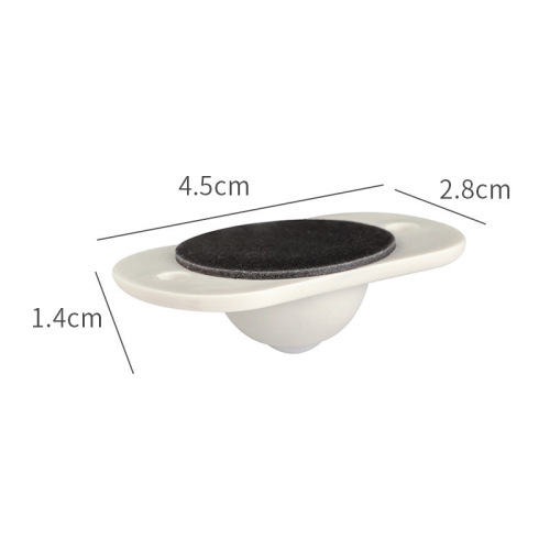 Universal ball pulley household ball-type adhesive pulley no-punch adhesive storage box bottom small wheel