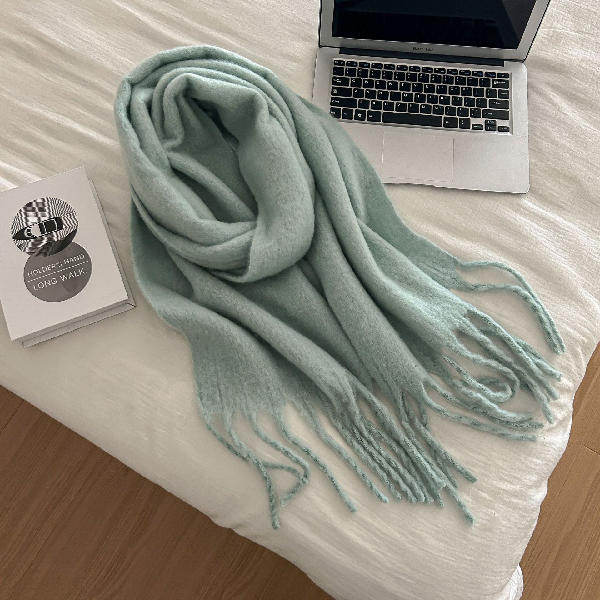 단색 밝은 녹색