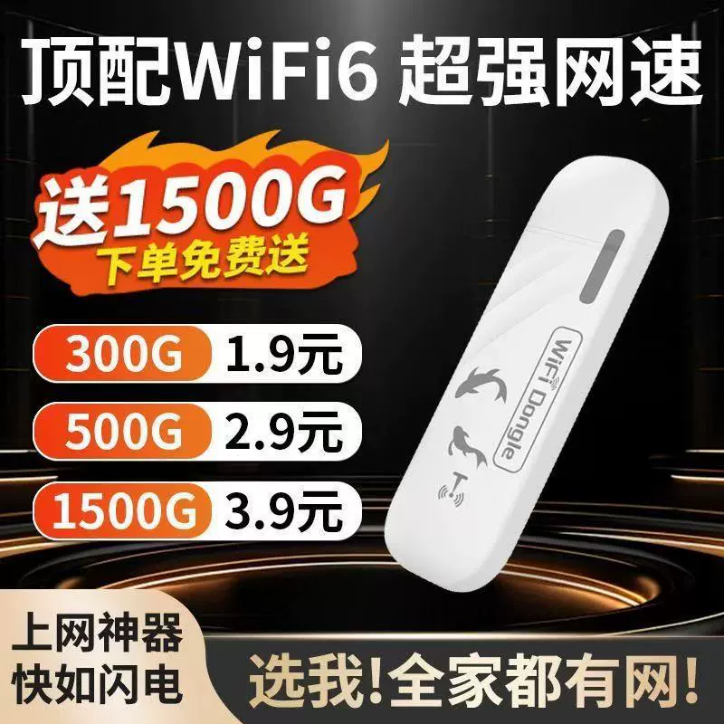 Портативный USB-маршрутизатор Wi-Fi6 для беспроводных сетей, мобильных устройств, автомобилей, общежитий, арендованных домов, с полным доступом к сети, беспроводная сетевая карта