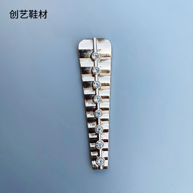 Transfronterizo nuevo tacones altos zapatillas de moda hebilla de metal de aleación de zinc hardware de equipaje hebilla de Cuello de camisa hebilla decorativa