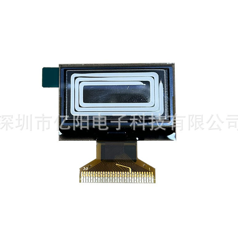 OLED дисплей (YY) SH1106 1.3-дюйма 128×64, 30-контактный FPC, 3.3 В, -40–+85°C