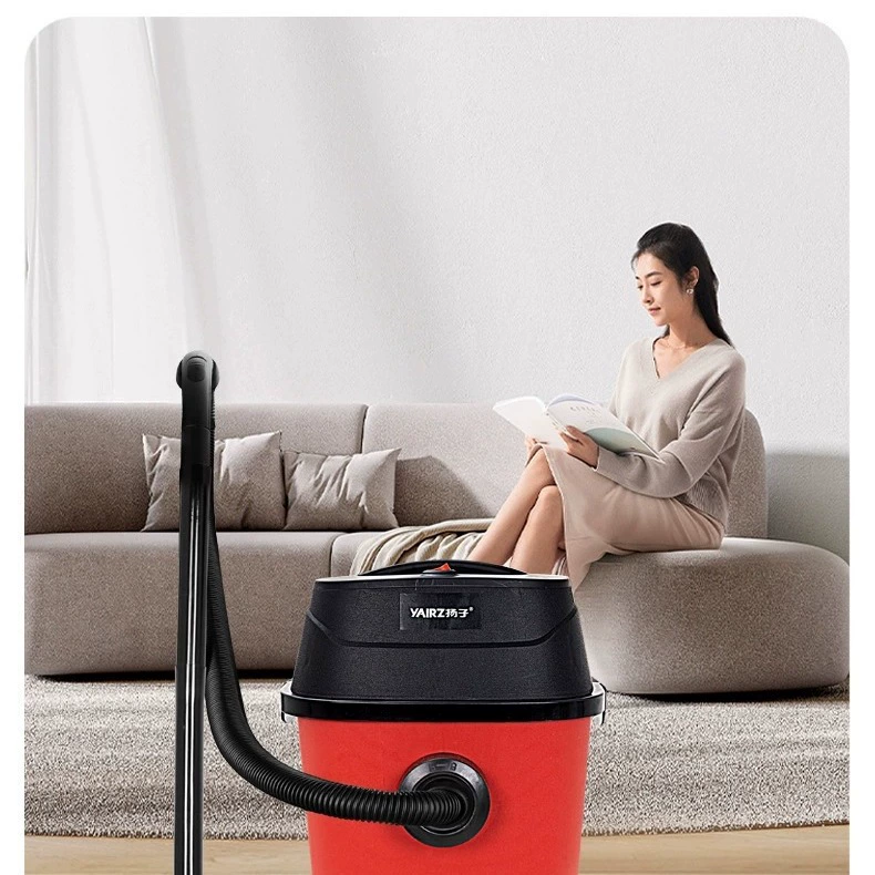 Yangzi 1000W Wet & Dry Vacuum Cleaner, High-Power Home/Industrial, Reusable HEPA, 1.75m Hose + 4m Cord