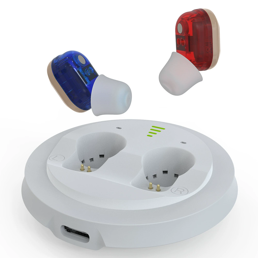 New TWS digital noise downgrade charging ear in-ear amplifier Z-UFO Hearing AID