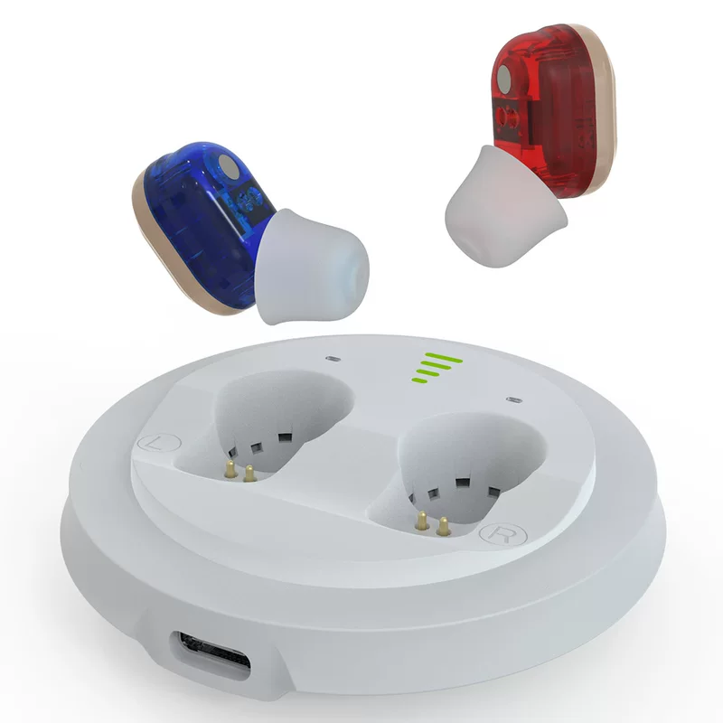 New TWS digital noise downgrade charging ear in-ear amplifier Z-UFO Hearing AID