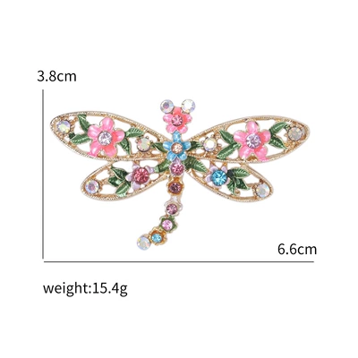 Colorful Dragonfly Brooch for Men | Yaxa sancaqları