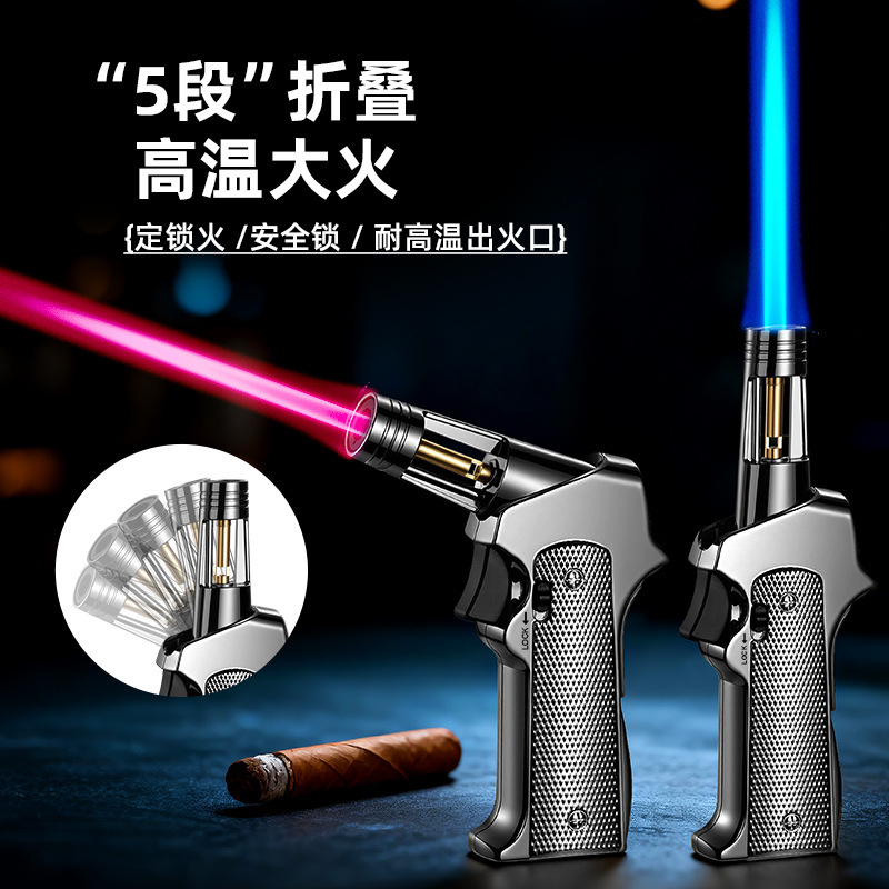 Th- -765.999999999% off Stackable High-Power Spray Gun Outdoor Bbq Direct Inflatable Ignition Portable Windproof Lighter