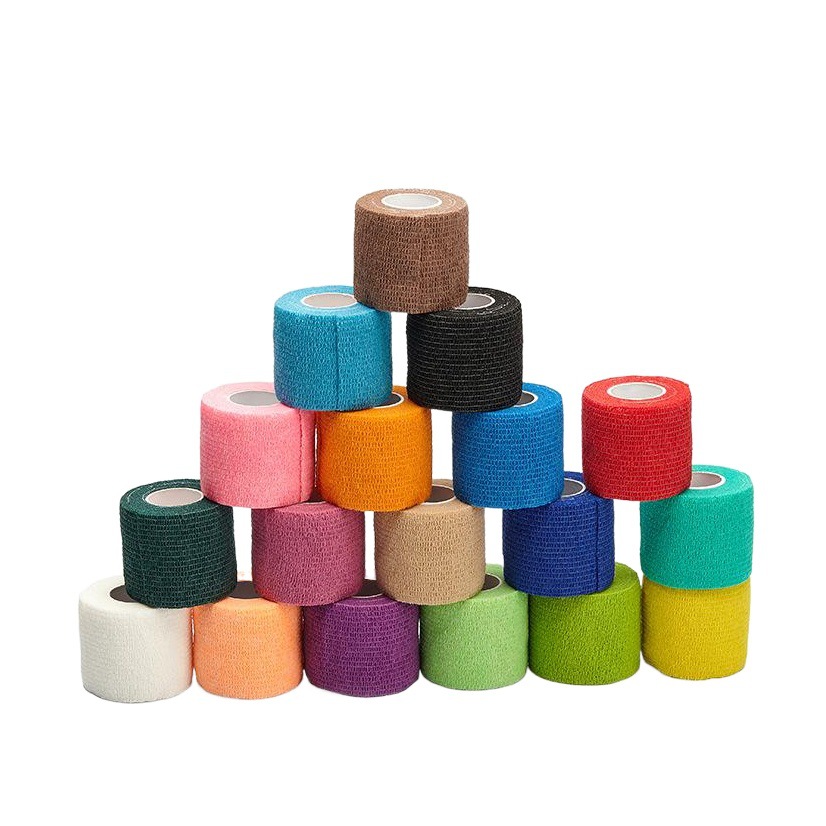 Waimede Cross Border Factory Finger Self-adhesive Bandage Nonwoven Tattoo Camouflage Elastic Bandage Self-adhesive Bandage