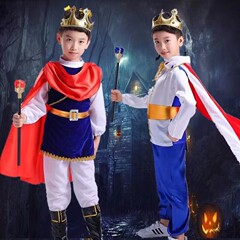 ハロウィン子供服男の子コスプレ海贼キングコスプレ王子服ショースーツ