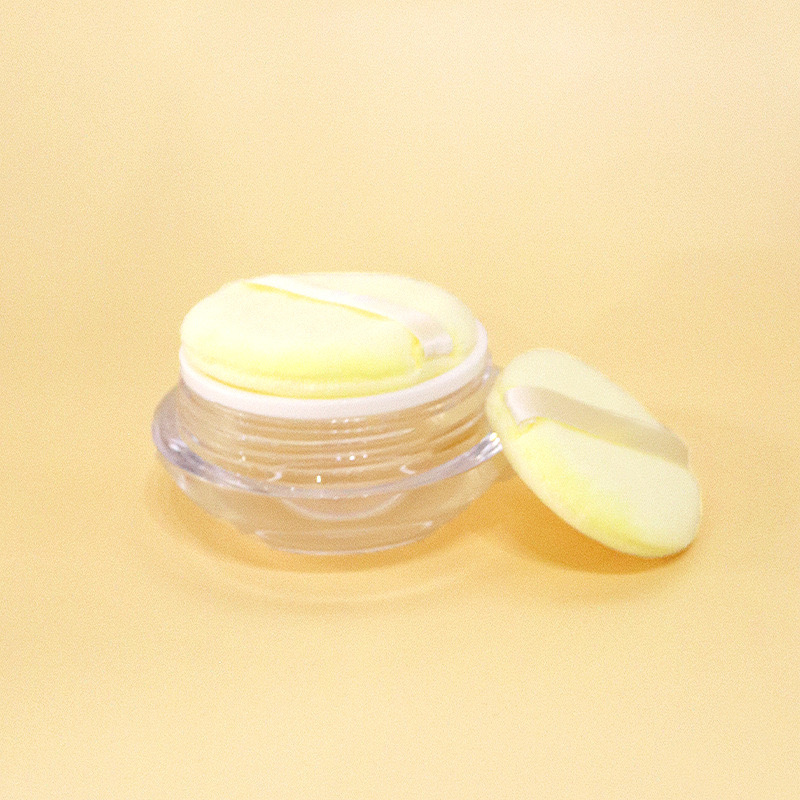 Leche, citrino, soplo de polvo súper suave, no coma polvo, esponja de maquillaje, maquillaje, polvo, soplo de flocado, soplo de polvo seco, suave