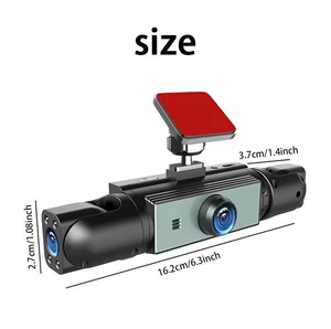 4-Lensli Wifi 1080P 2K Avtomobil Videoregistratoru