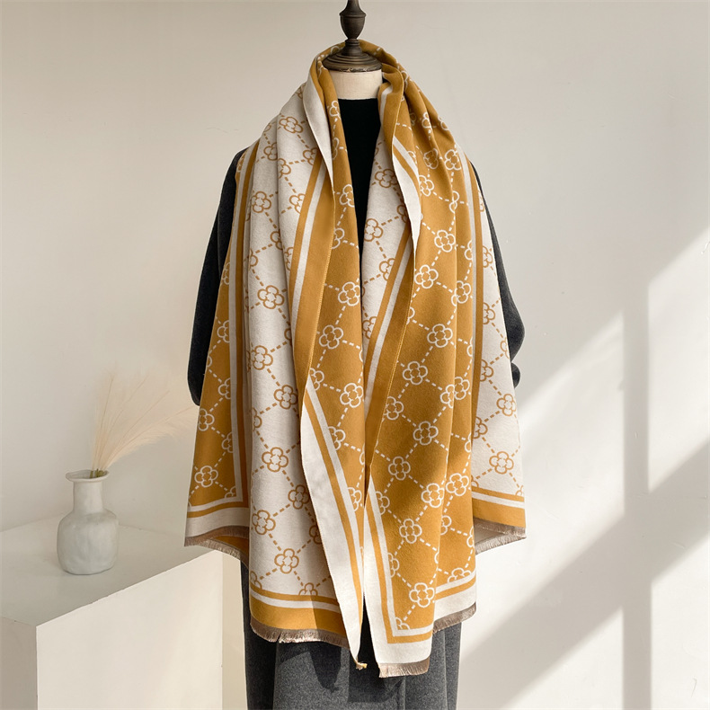 Schal für Damen im Winter, mit High-End-Gefühl, aus Kaschmir. Schal für die Klimaanlage im Büro, vielseitige Trendmarke._voghion.com