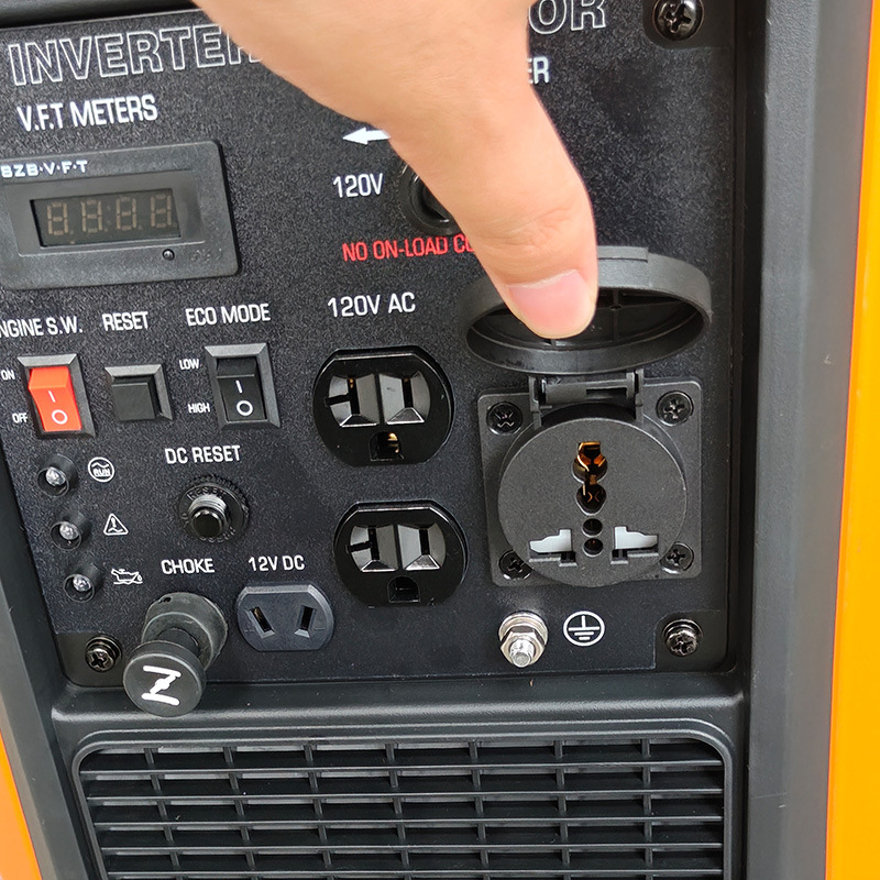 Cross-Border 3-Kilowatt 110V Dual-Voltage 220V Generator Small Motor for Outdoor Camping Rv Portable Use