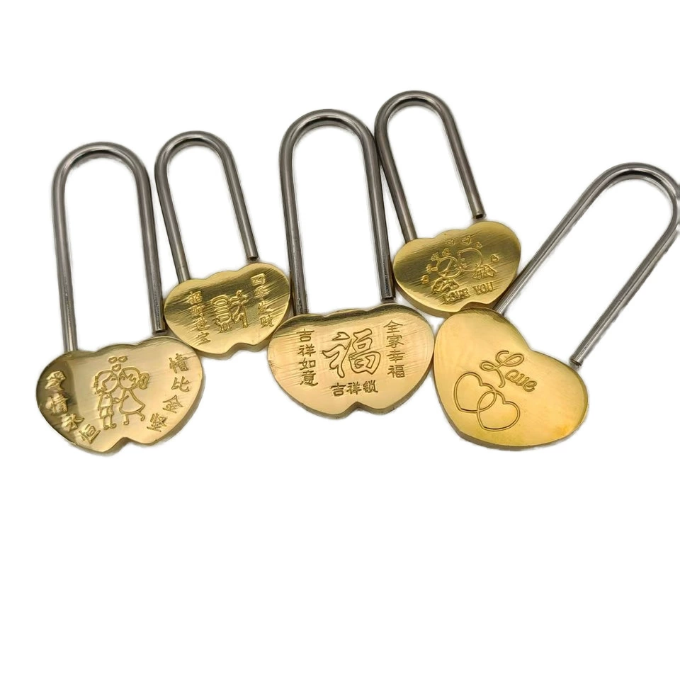 40 мм 50 мм концентрический замок Туристическая живописная местность желающий замок Свадебные принадлежности Любовный замок