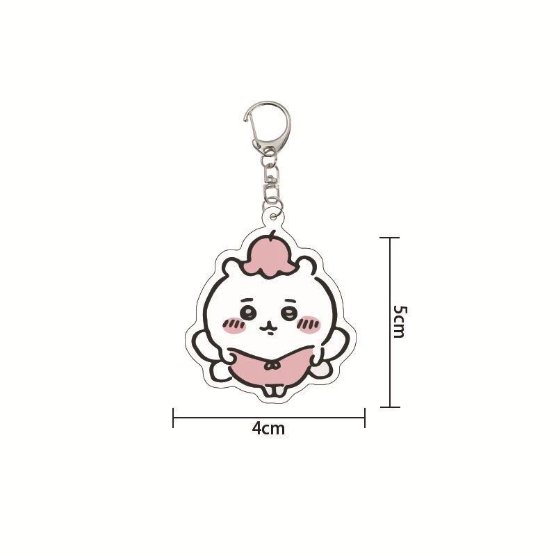 New Gi Kaikawa Tolery Key Bin Acrylic Chiikawa Little Eight милая школьная сумка Pendies вокруг подруг