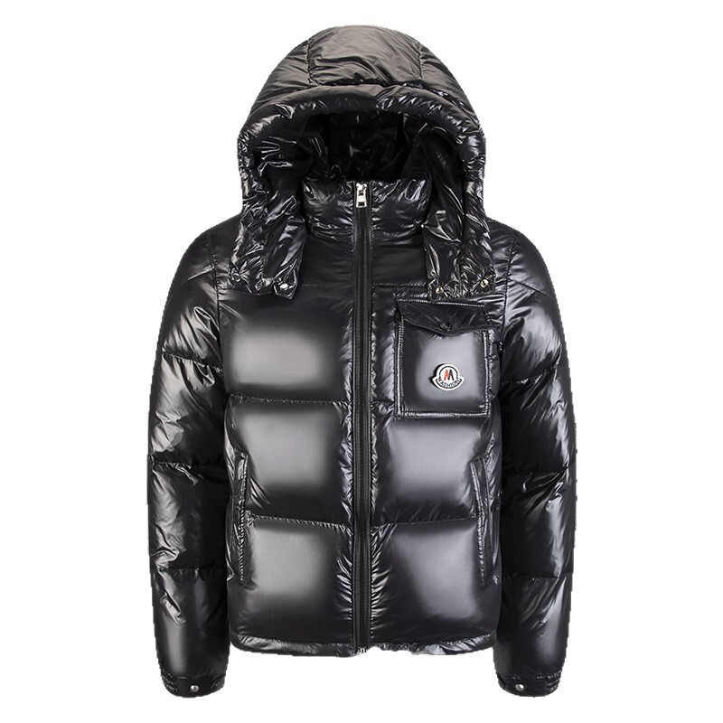 Mengjia's New Rainbow Striped Reversible Unisex Thick down Jacket with a Glossy Finish, Cold-Resistant, High-Puffiness Coat Mengjia's New Rainbow Striped Reversible Unisex Thick down Jacket with a Glossy Finish, Cold-Resistant, High-Puffiness Coat