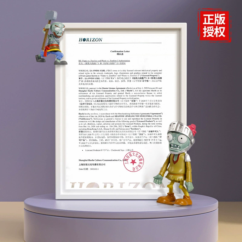 Подлинные Plants vs. Zombies, детская игрушка для мальчиков, набор, полный комплект, можно запускать
