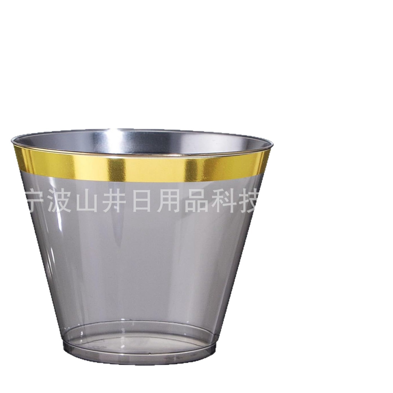 Taza de plástico negro transparente desechable taza de menú taza de plástico duro taza de agua taza de vino gruesa casa taza de espacio image 6